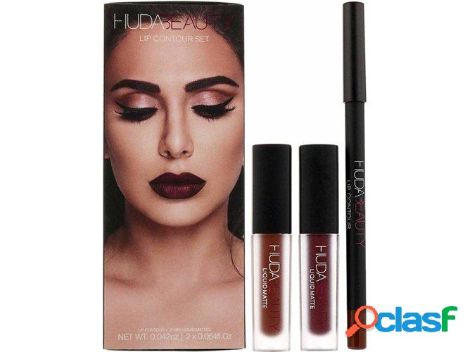 Pack Labios HUDA BEAUTY Vixen & Famous Lip Contour Gift Set