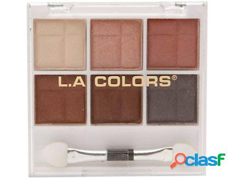 Paleta de Sombras L.A. COLORS 6 Color Tierra