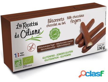 Palitos de Chocolate con Leche CÉLIANE GLUTEN FREE (130 g)