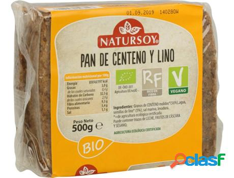 Pan de Centeno y Lino NATURSOY (500 g)