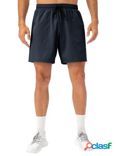Pantalones cortos deportivos para hombres con bolsillos