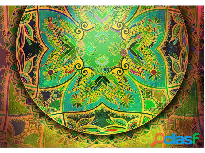 Papel Pintado ARTGEIST Mandala: Emerald Fantasy (300x210 cm)