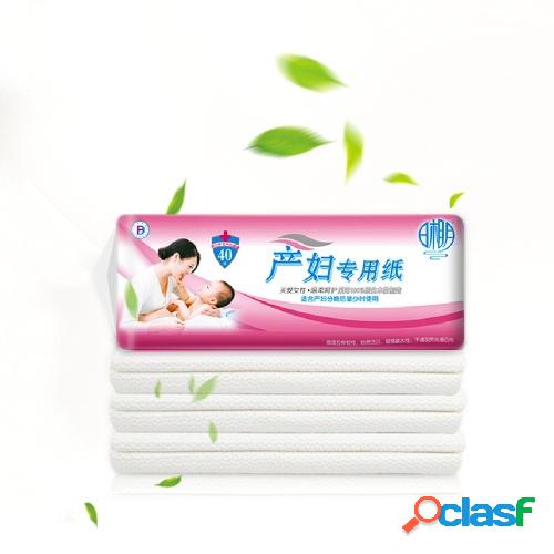 Paquete de 5 toallas de papel para mujeres embarazadas y