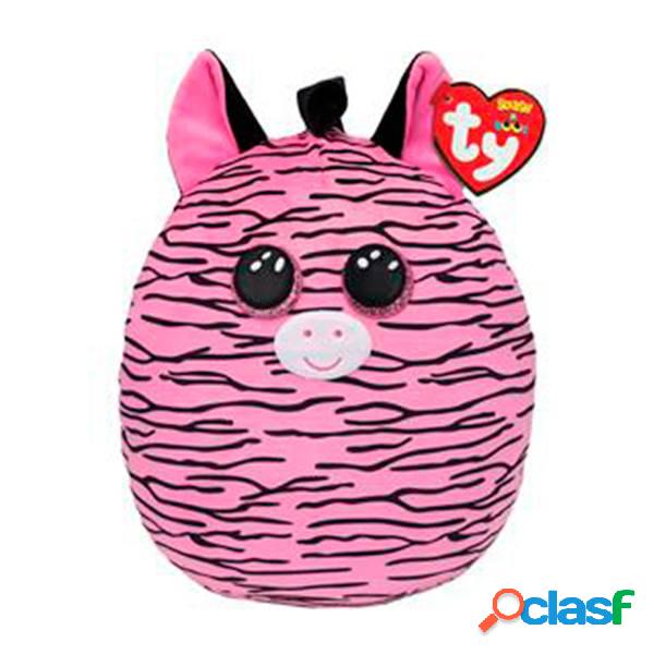 Peluche Squish Cebra Rosa Zoey 25cm