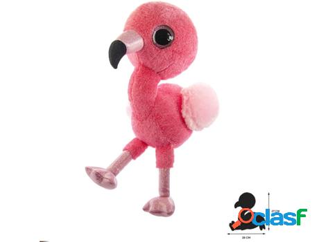 Peluche WILD PLANET Flamenco (28 x 20 x 27 cm - Poliéster)