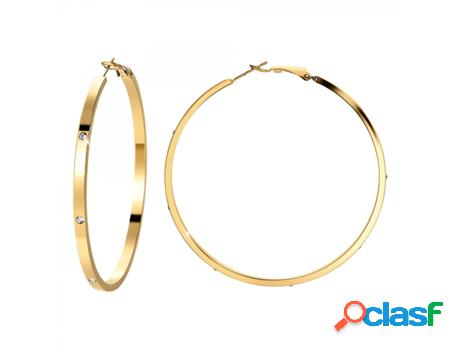 Pendientes SC_BOHEME (Acero - Dorado - 55mm x 3mm)