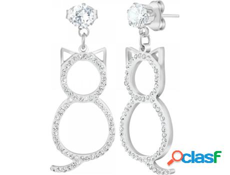 Pendientes SC_CRYSTAL Cristales (Acero - 36mm)