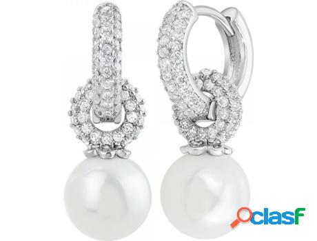 Pendientes SC_CRYSTAL Zirconia (Acero - 28mm x 15mm)