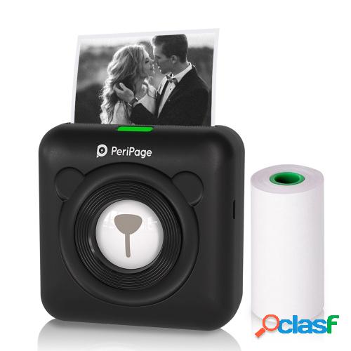 PeriPage A6 Mini Impresora de bolsillo HD 304DPI Impresora