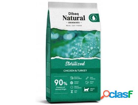 Pienso para Gatos DIBAQ NATURAL MOMENTS Esterilizados Pavo