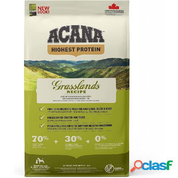 Pienso para perro, todo tipo de razas ACANA GRASSLANDS 6 kg.