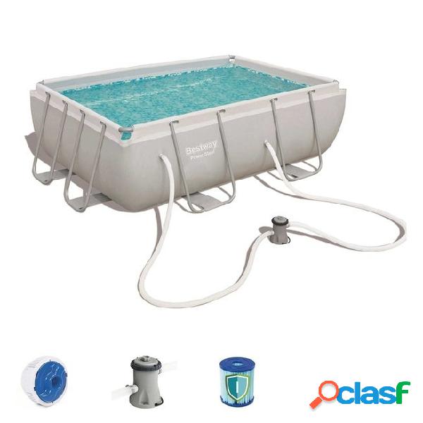 Piscina desmontable tubular Bestway Power Steel 282x196x84cm