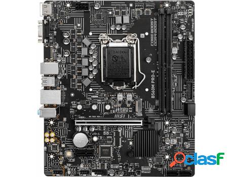 Placa Base MSI B560M PRO-E (Socket LGA 1200 - Intel B560 -