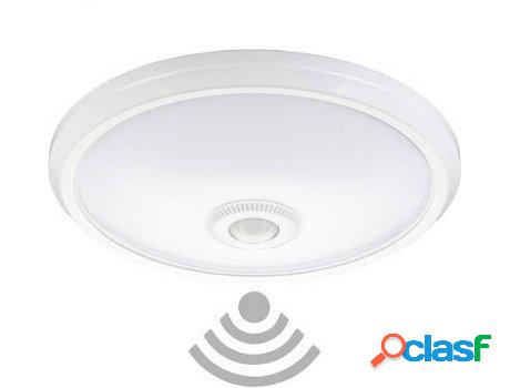 Plafón LED GREENICE IP20 Sensor PIR Blancotural (15 W)