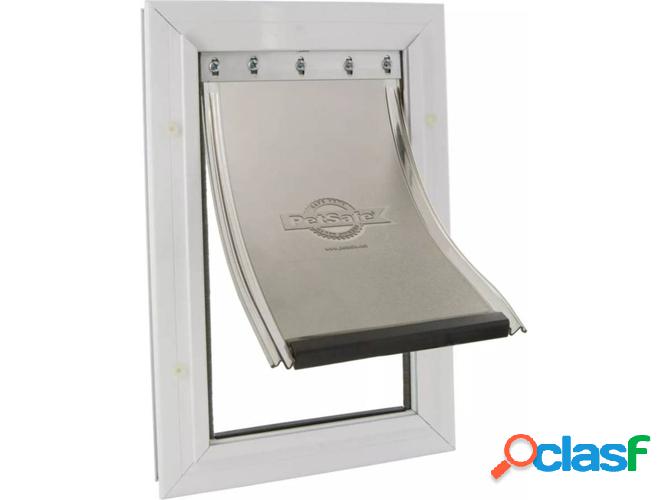 Puerta para Perros PETSAFE (Gris - Aluminio)