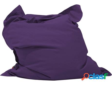 Puf Almofada (Morado - Poliéster -140x180x20 cm)
