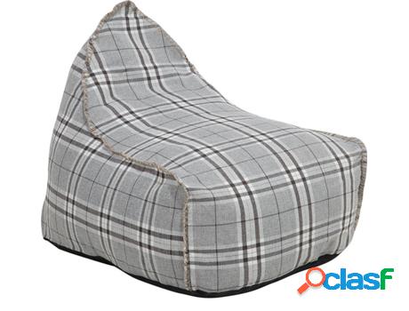 Puf Linen Drop (Gris - Poliéster -75x63x73 cm)