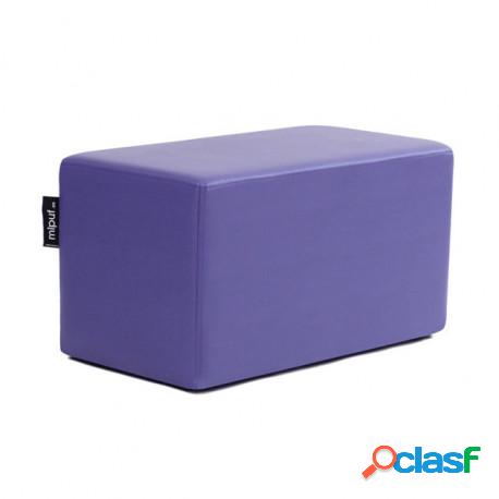 Puff Rectangular Cube 75x40 - Polipiel Violeta