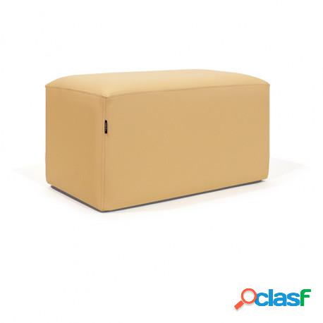 Puff Rectangular Cube 75x40 -náutico Crema