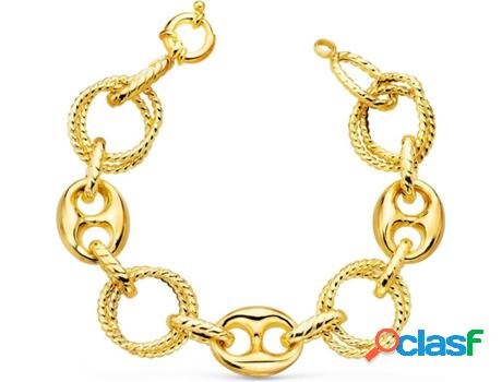 Pulsera FALOMIR (Oro - Dorado - 20.5 cm)