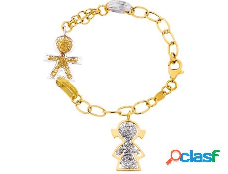 Pulsera FALOMIR (Oro - Plateado y Dorado - Talla Única)