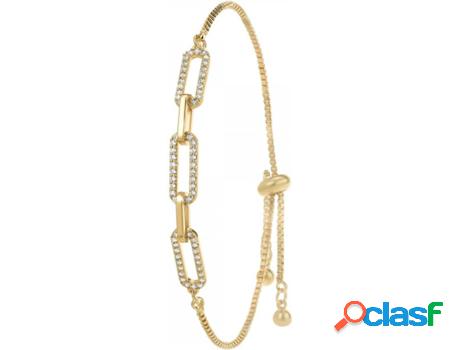 Pulsera SC_BOHEME Zirconia (bañado a rodio - Dorado -