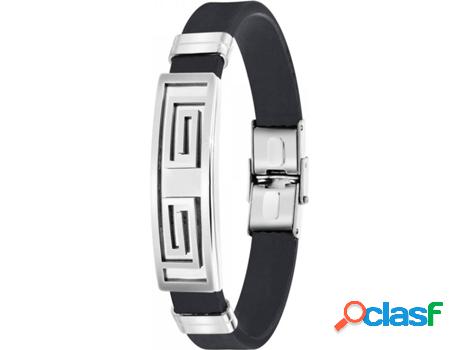 Pulsera SC_CRYSTAL (Acero - Negro - 21cm)