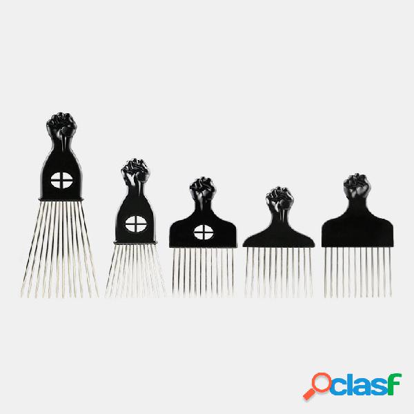Puño de peine de aguja de acero de dientes anchos Diseño