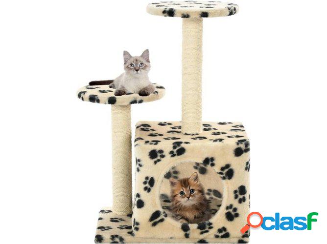Rascador Árbol VIDAXL Postes Sisal Beige (60cm)