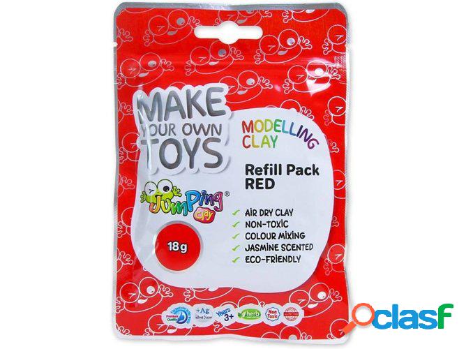 Recarga de Plastilina JUMPINGCLAY Roja (18g)