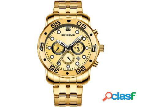 Reloj BEN NEVIS Hombre (Acero Inoxidable - Dorado)