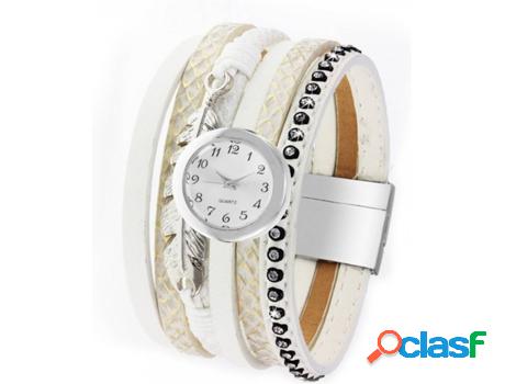 Reloj SC_CRYSTAL (bañado a rodio - Blanco)