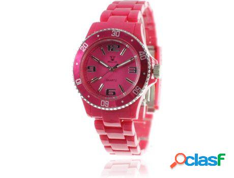 Reloj SC_CRYSTAL (bañado a rodio - Rosa)