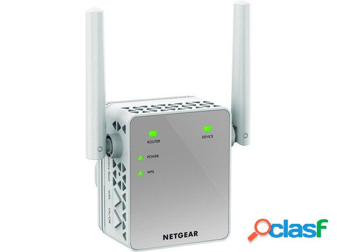 Repetidor Wi-Fi NETGEAR EX3700 (AC750 - 300 + 433 Mbps)