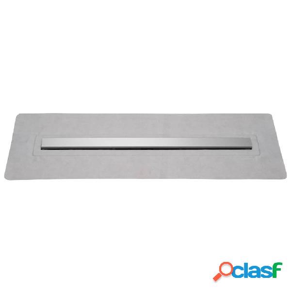 SCHÜTTE Desagüe de ducha con tapa de acero inoxidable 80