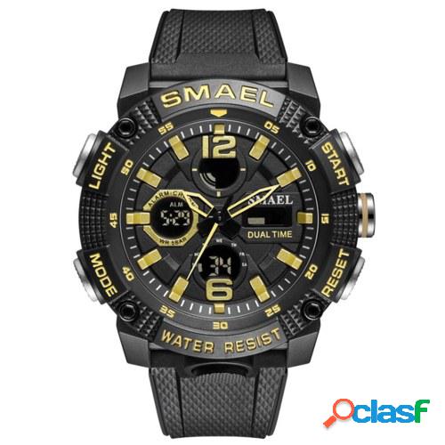 SMAEL 8039 Multifuncional Deporte Hombres Estudiantes Reloj