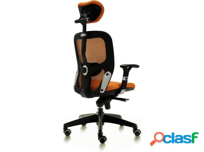 Silla de Escritorio Ejecutiva EUROMOF Boston Naranja