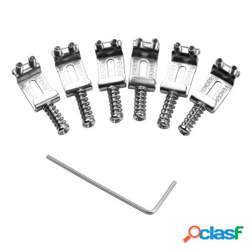 Sillines de puente de guitarra eléctrica con llave Piezas