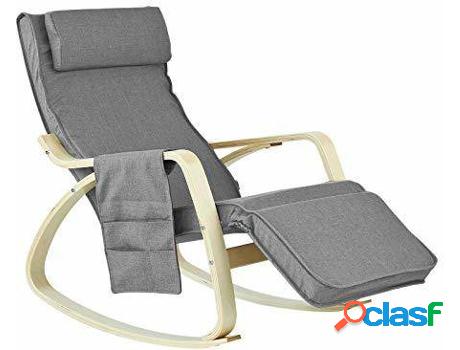 Sillón SOBUY (Marrón, Gris - 66x80x90 cm)