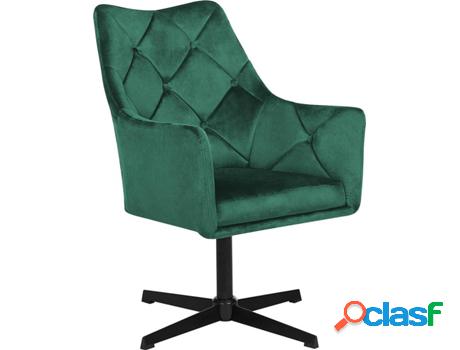 Sillón Vaksala (Verde - Terciopelo -73x61x95 cm)