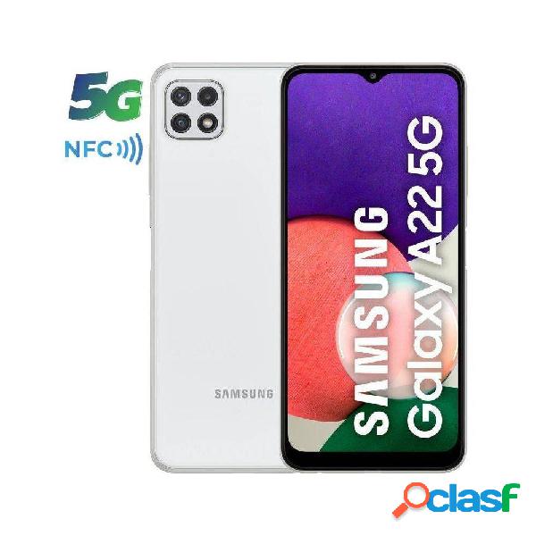 Smartphone Samsung Galaxy A22 4GB/ 128GB/ 6.6'/ 5G/ Blanco