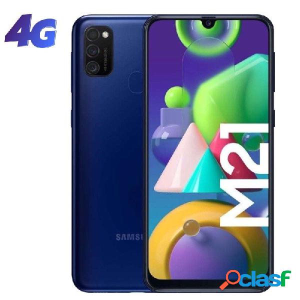 Smartphone samsung galaxy m21 4gb/ 64gb/ 6.4'/ azul