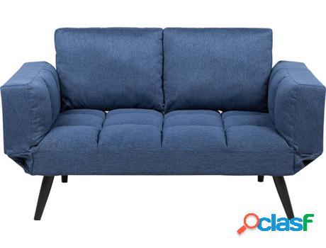 Sofá Cama Brekke (Azul - Poliéster -75x167x90 cm)