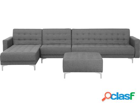 Sofá Rinconera Aberdeen (Gris - Poliéster -168x347x87 cm)