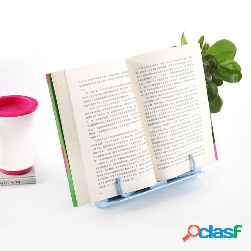 Soporte de libro de plástico portátil Soporte de documento
