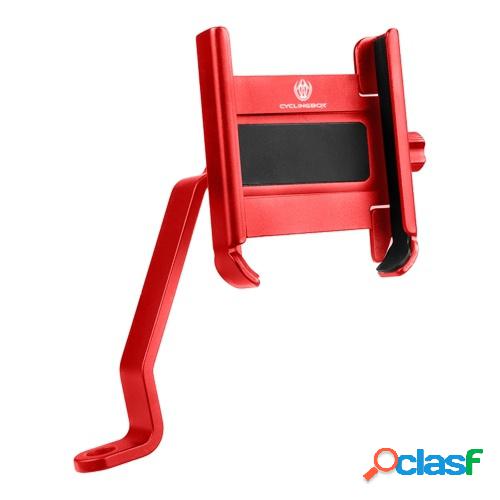 Soporte de teléfono móvil de bicicleta de aleación de