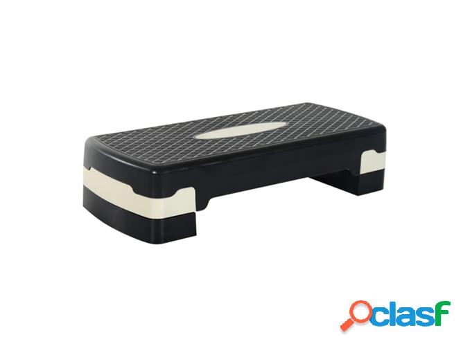 Step HOMCOM A90-076BK (Negro - 68x29cm - Hasta 150kg)