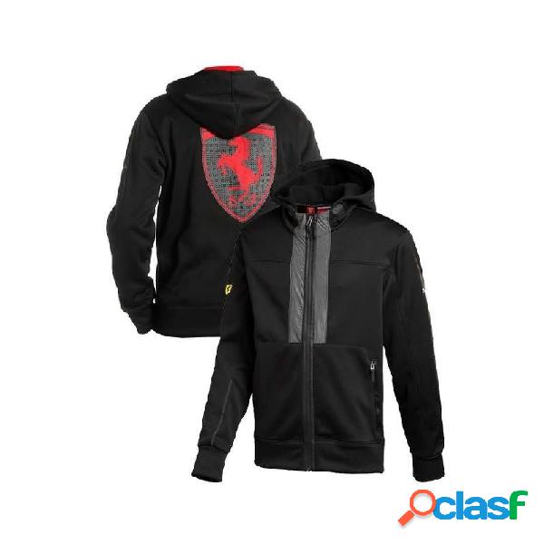 Sudadera Ferrari hombre escudo espalda negro talla S