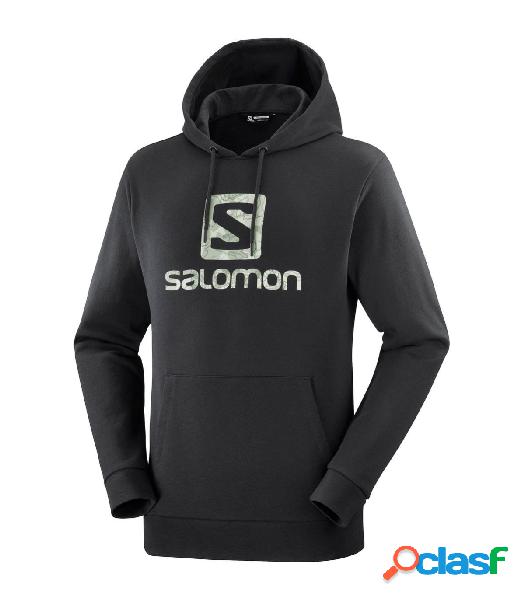 Sudadera Salomon OutLife Logo Pullover Hoody Black M