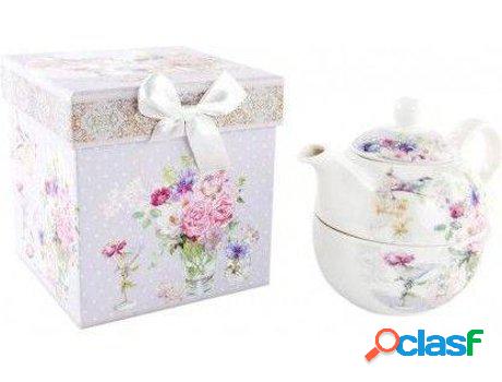 Té HOGAR Y MÁS Set Y Porcelana (14x14 cm)
